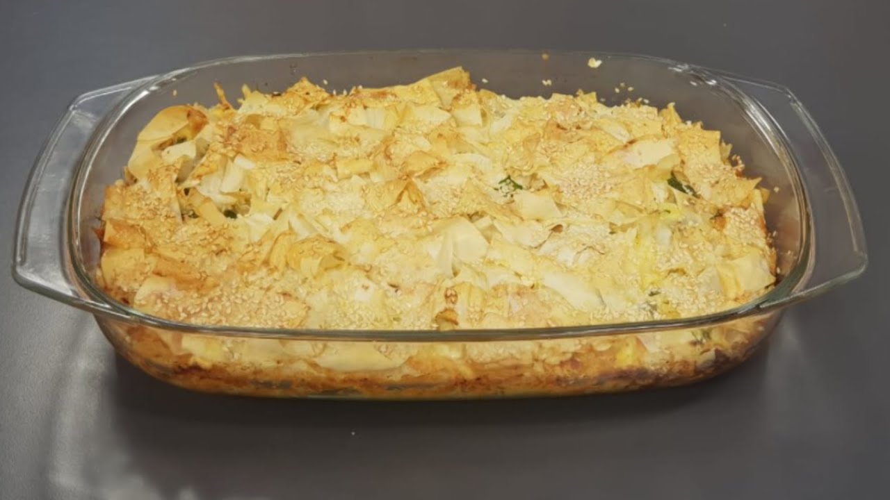 Varianti më i shpejtë i byrekut me djath nga zonja Vjollca