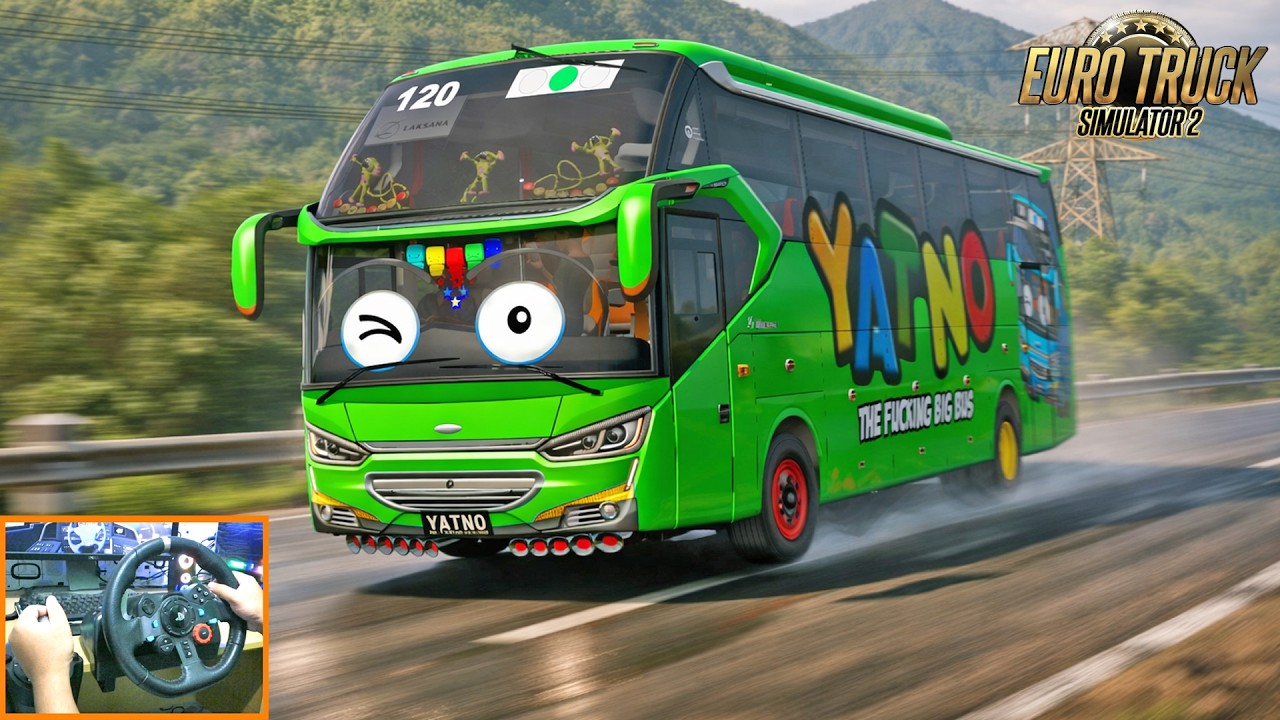 Rogi Bus Racing Through the Mountain Road! Super Fast 🔥 | Telolet Basuri Ngamen 4
