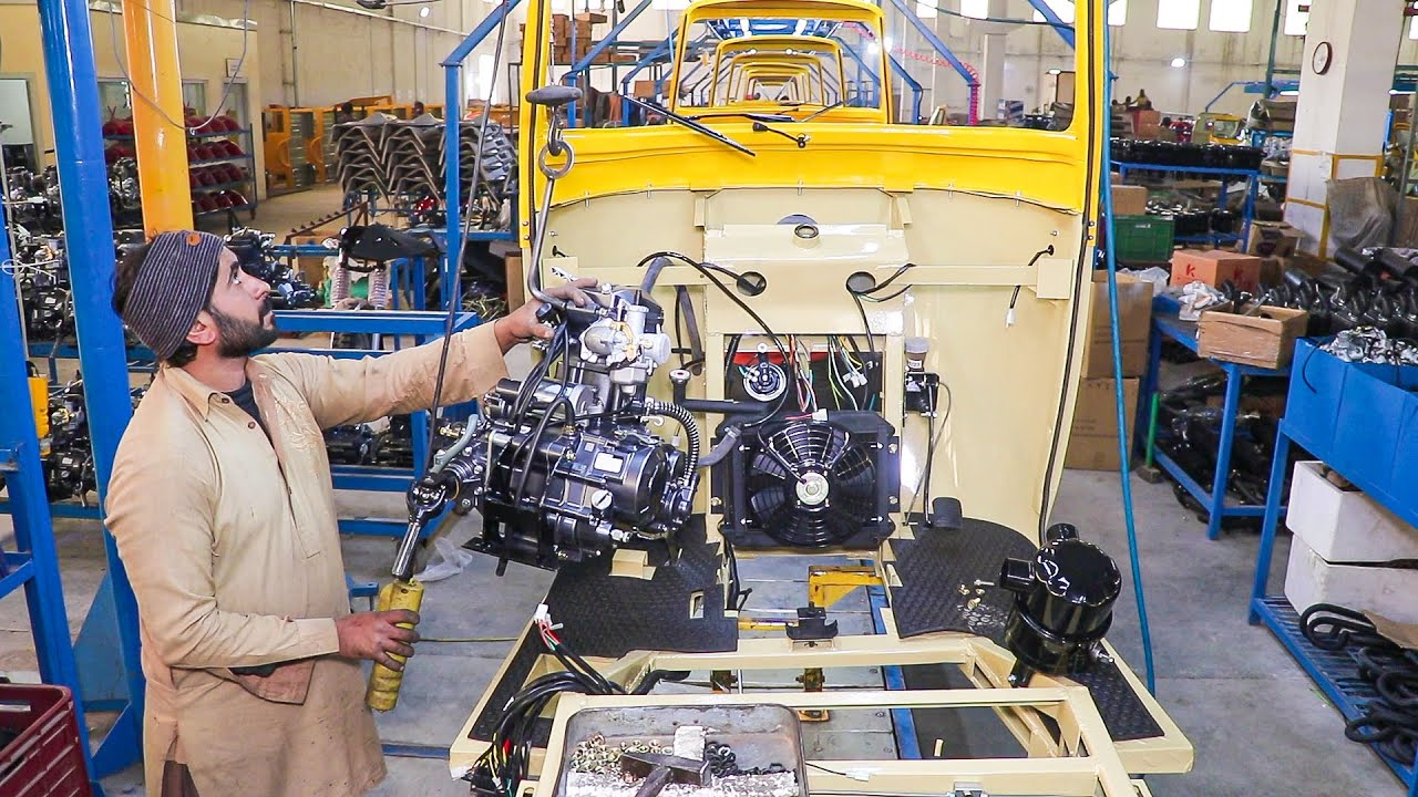 From Parts to Power: Auto Rickshaw Assembly