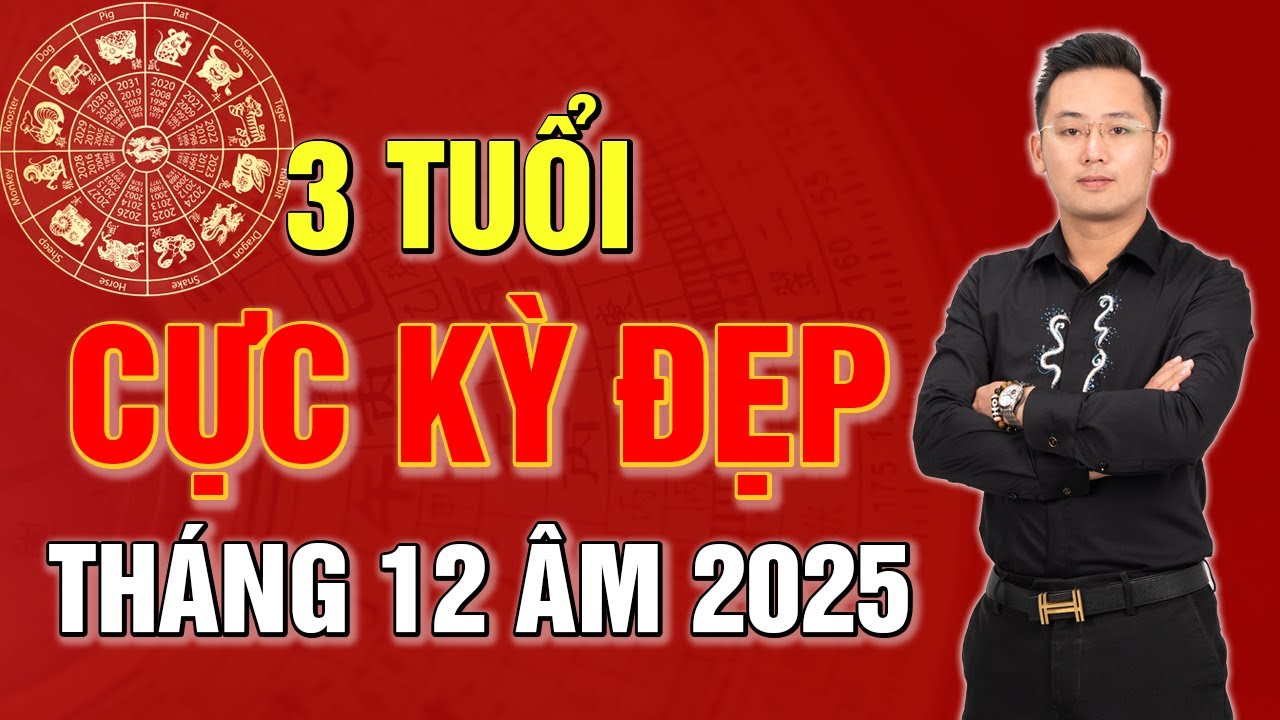 3 Con Giáp May Mắn Nhất Tháng 12 Âm: Tài Khí Tăng Mạnh, Nhân Duyên Nở Rộ.