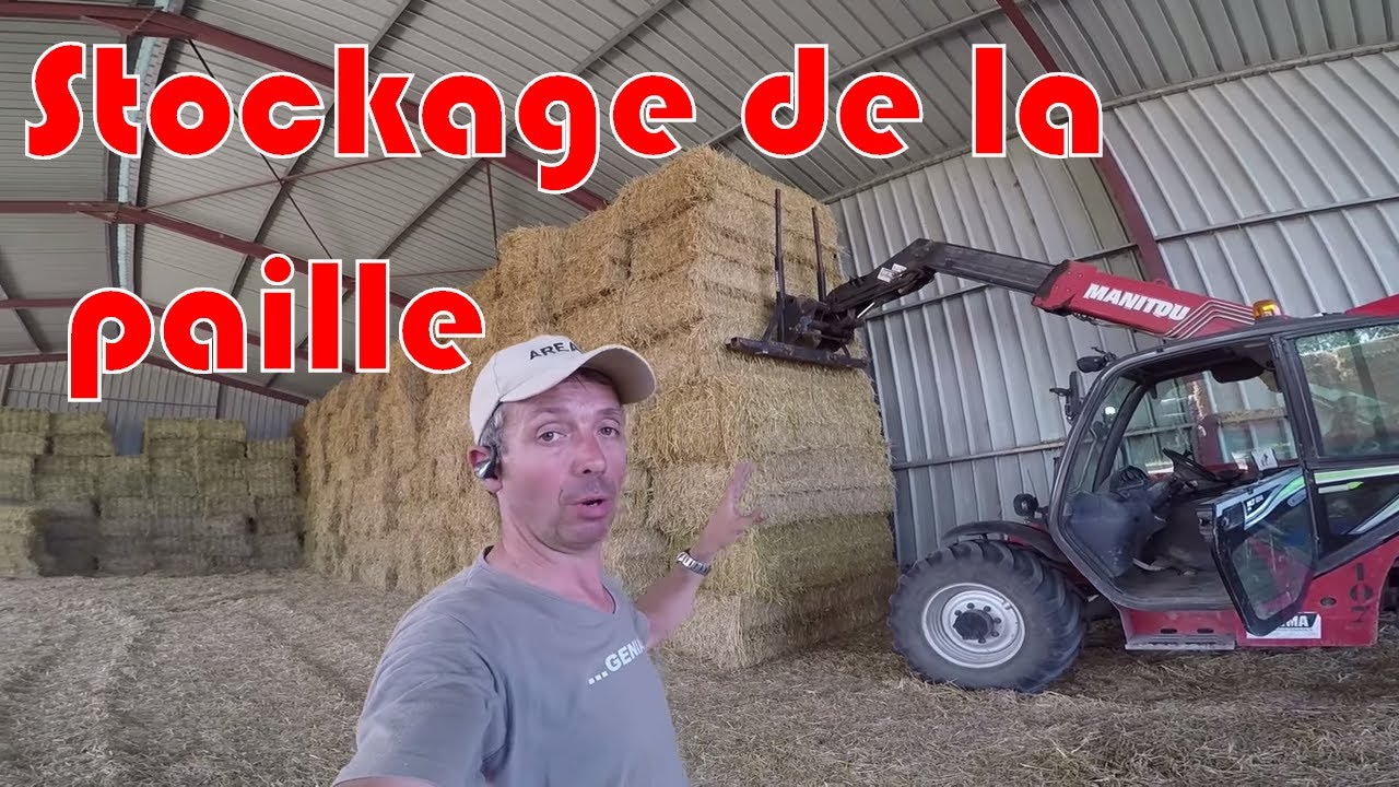 Stockage paille : Moisson 2107