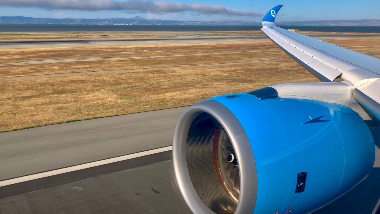 FRENCH BEE 711 APPROACH & LANDING AT SAN FRANCISCO INTL AIRPORT | AIRBUS A350 XWB