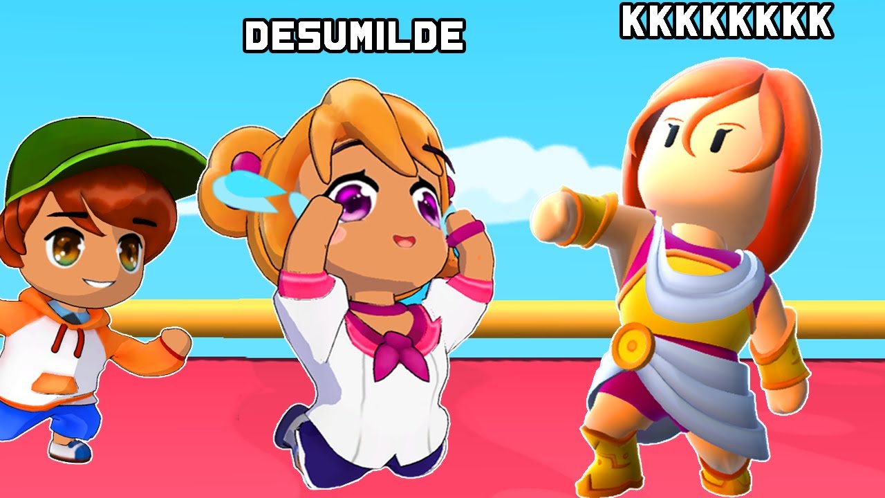 A CHIBI GAL ANIME FOI HUMILHADA NO STUMBLE GUYS (O CHIBI GUY AJUDOU ELA)