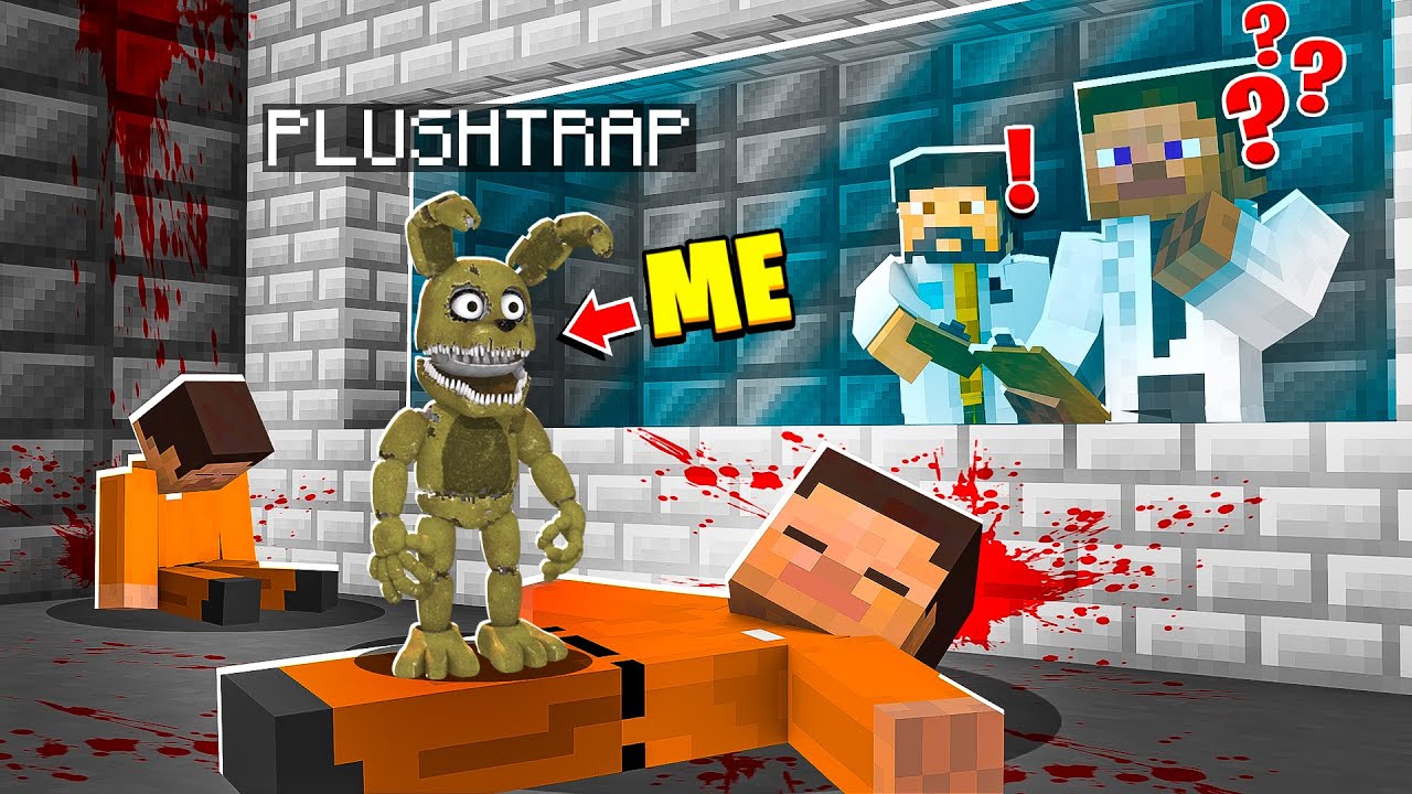 I Became FNAF PLUSHTRAP in MINECRAFT! - Minecraft Trolling Video