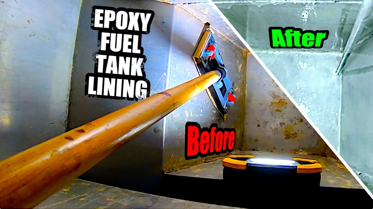 Lining Our Fuel Tank With G/Flex 650 Epoxy | Sailboat Story 205