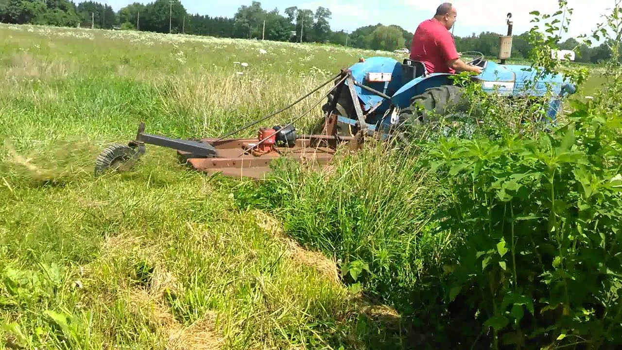 Ford 2000 with bushog