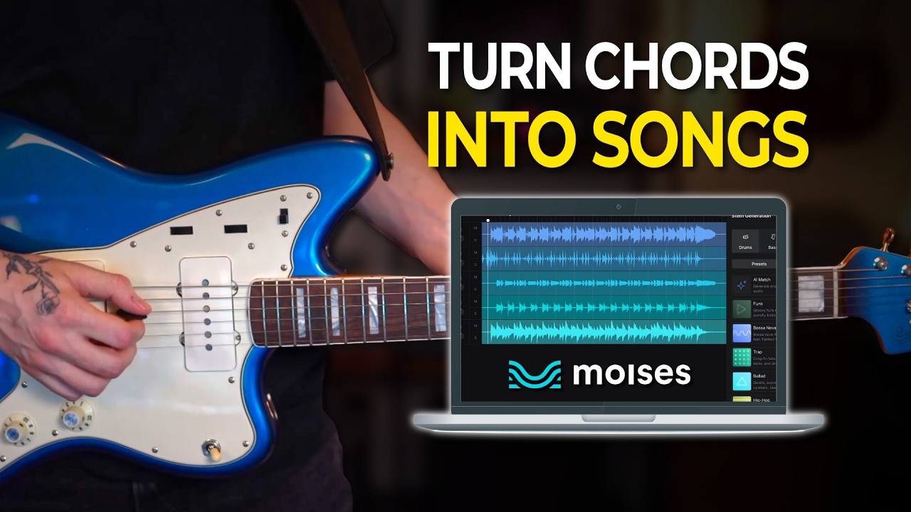 Turn Your Simple Guitar Chords Into Full Songs | Moises AI Studio