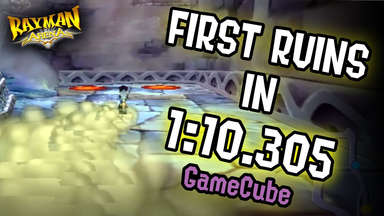 How Mashing Faster Gets World Records in Rayman Arena GC (First Ruins in 1:10.305 WR)