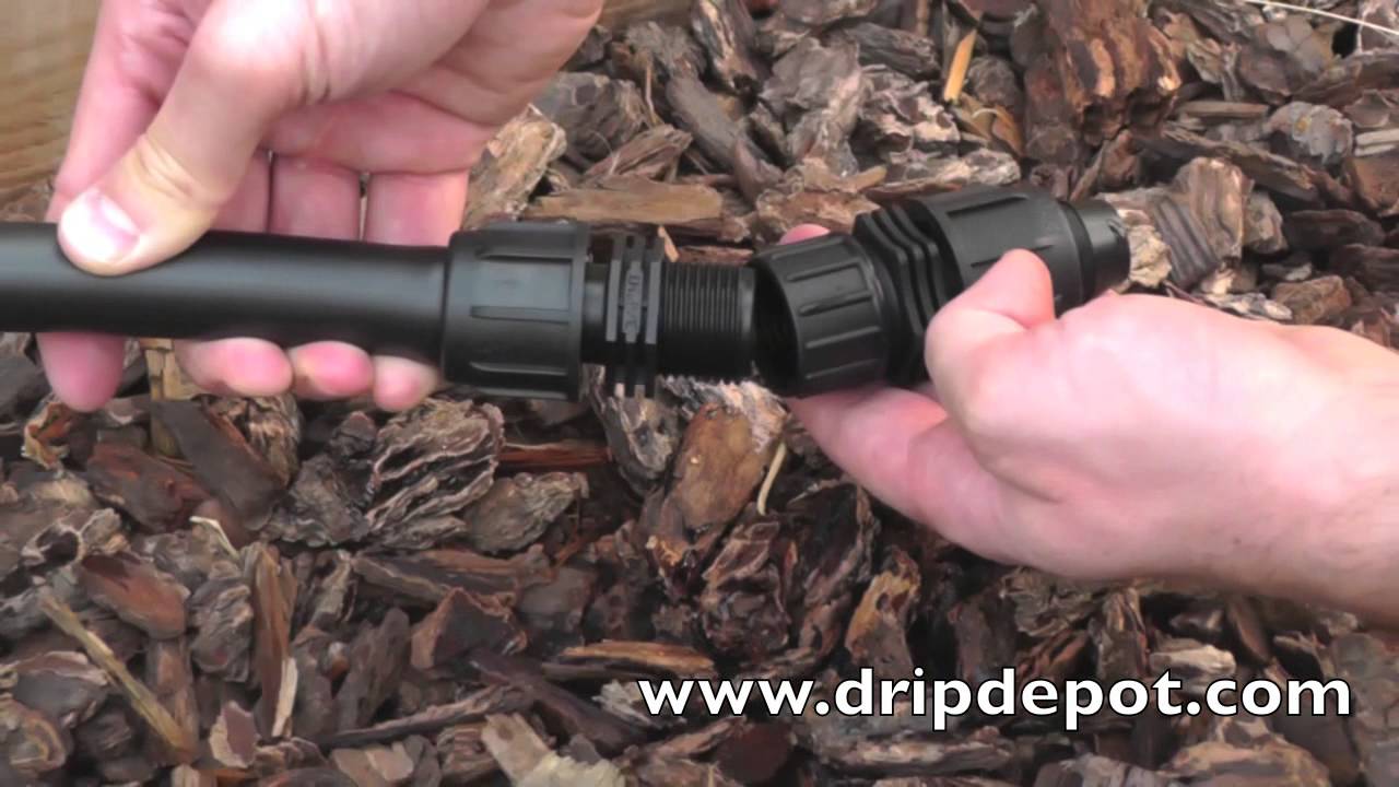 How To Create a Quick Disconnect in a Run of Poly Drip Irrigation Tubing
