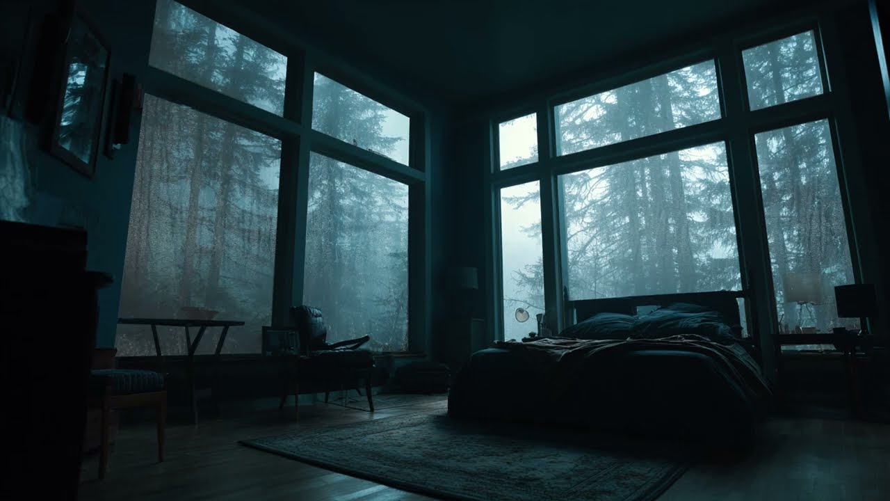 Spatial Audio Forest Rainstorm - Feel the Rain All Around Your Bedroom for Deep Relaxation