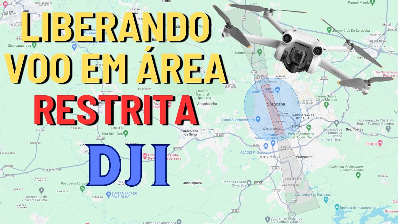 COMO LIBERAR VOO EM AREA RESTRITA DJI