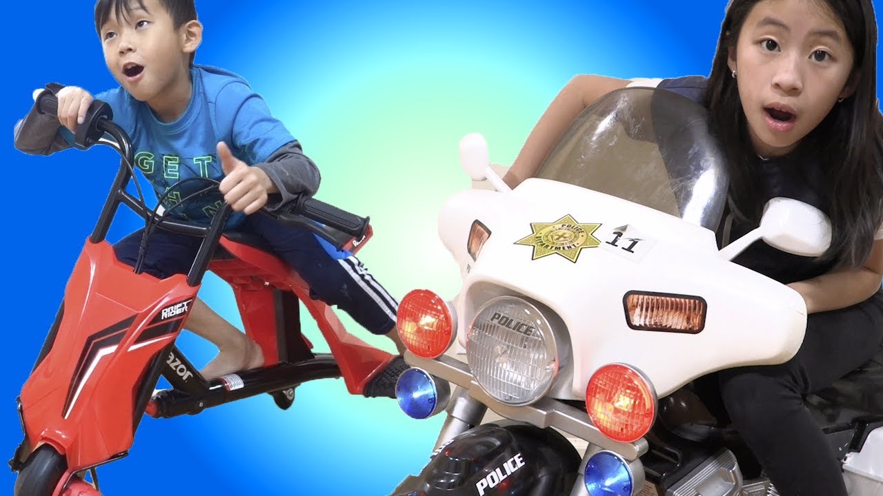 Pretend Play Police Chase New Wild Car Driver