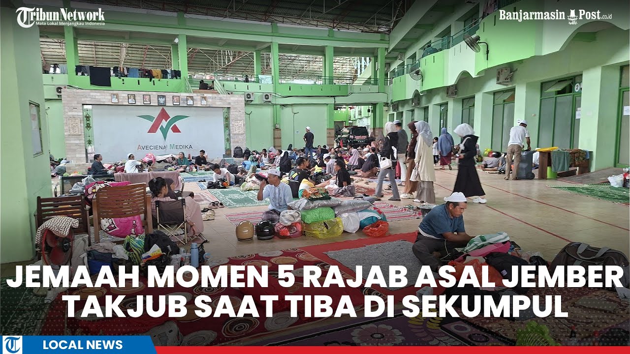 Takjub Sambutan Warga! Jemaah asal Jember Tempuh Perjalanan Laut demi Momen 5 Rajab di Sekumpul