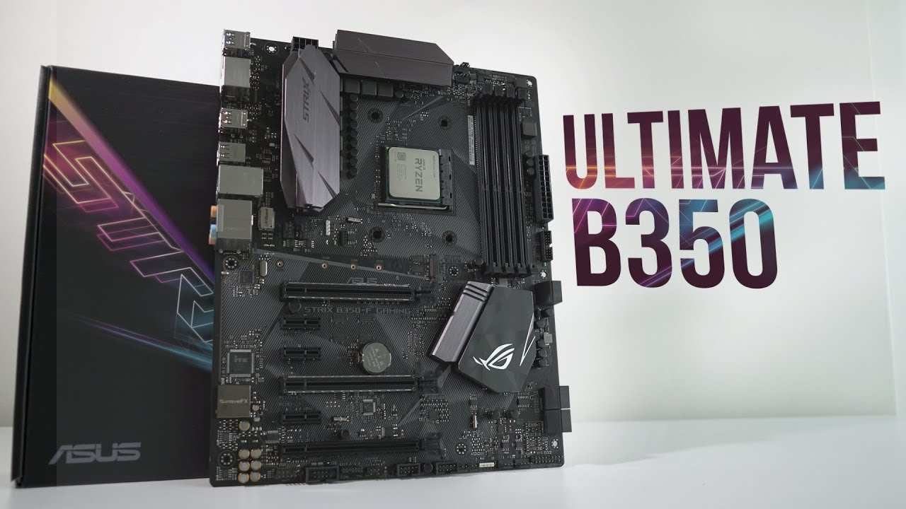 Asus B350-F Strix - Premium B350 Board For RYZEN