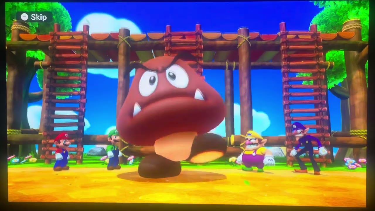Mario Party 10 - Mario Party - Mushroom Park - Mario Vs. Luigi Vs. Wario Vs. Waluigi 