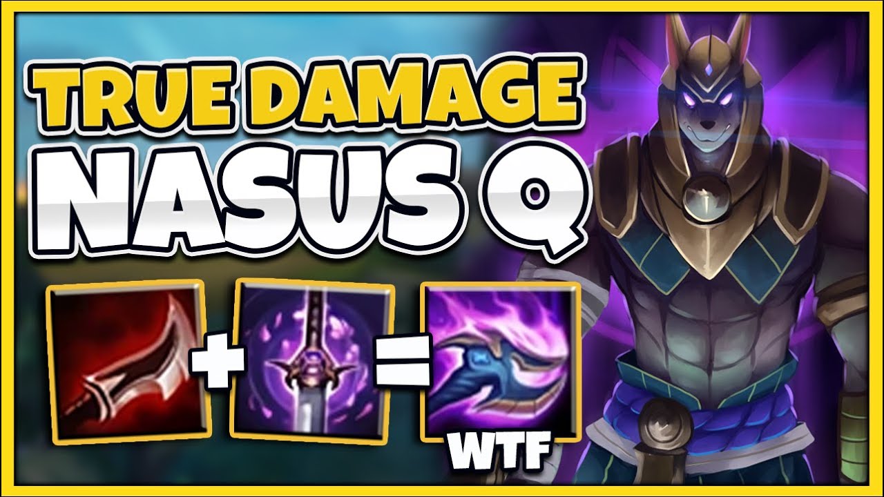 NEW NASUS + 100% LETHALITY BUILD = TRUE DAMAGE Q'S! ONE SEC CD NUKES!! - League of Legends