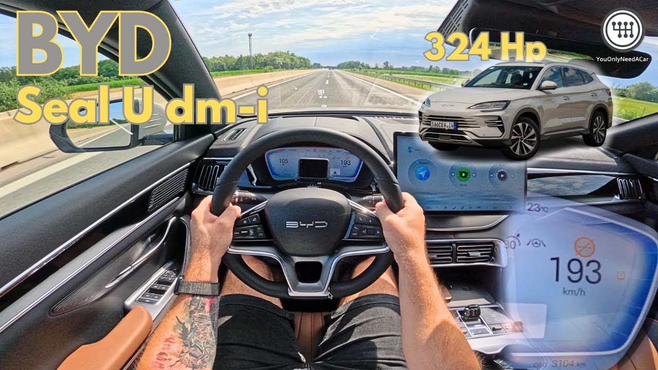 2025 BYD Seal U dm-i (324Hp) POV Top Speed Drive on the German Autobahn