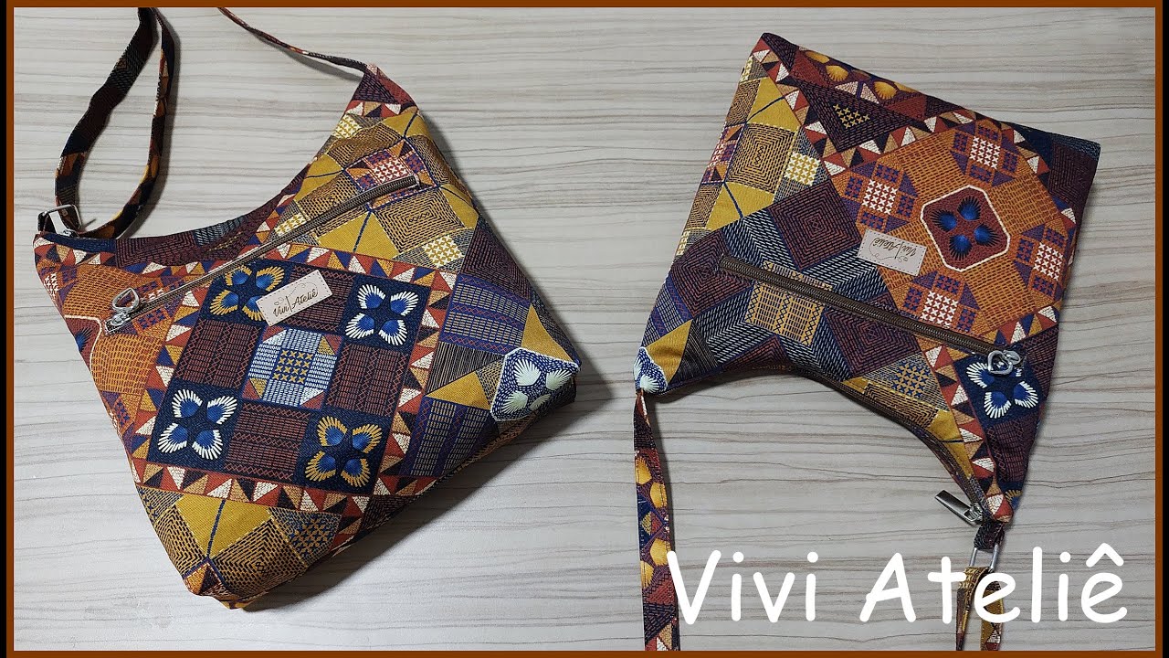 Bolsa Transversal Muito Linda | Passo a Passo | Vivi Ateliê