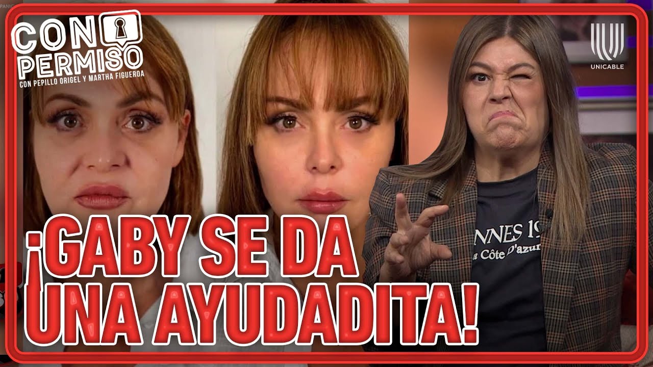 ¡Martha y Pepillo impactados con el nuevo rostro de Gabriela Spanic! | Con Permiso