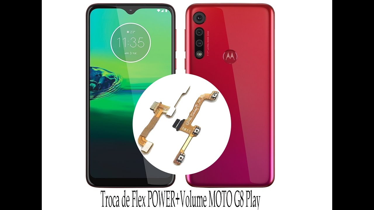 COMO TROCAR BOTÃO MOTO G8- FLEX POWER+VOLUME MOTO G8 PLAY/ G7 Play/ Moto One Macro