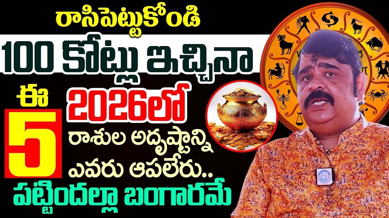 Astrologer Venu Swamy Sensational Prediction On 2026 Astrology | Anchor Vijitha | iDream Devotional