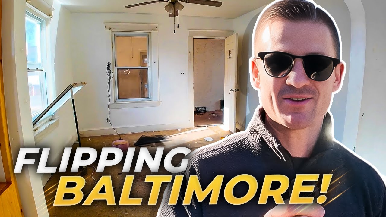FLIPPING A HOUSE In Baltimore Maryland: Part 1 | Start To Finish Real Estate Project In Baltimore MD