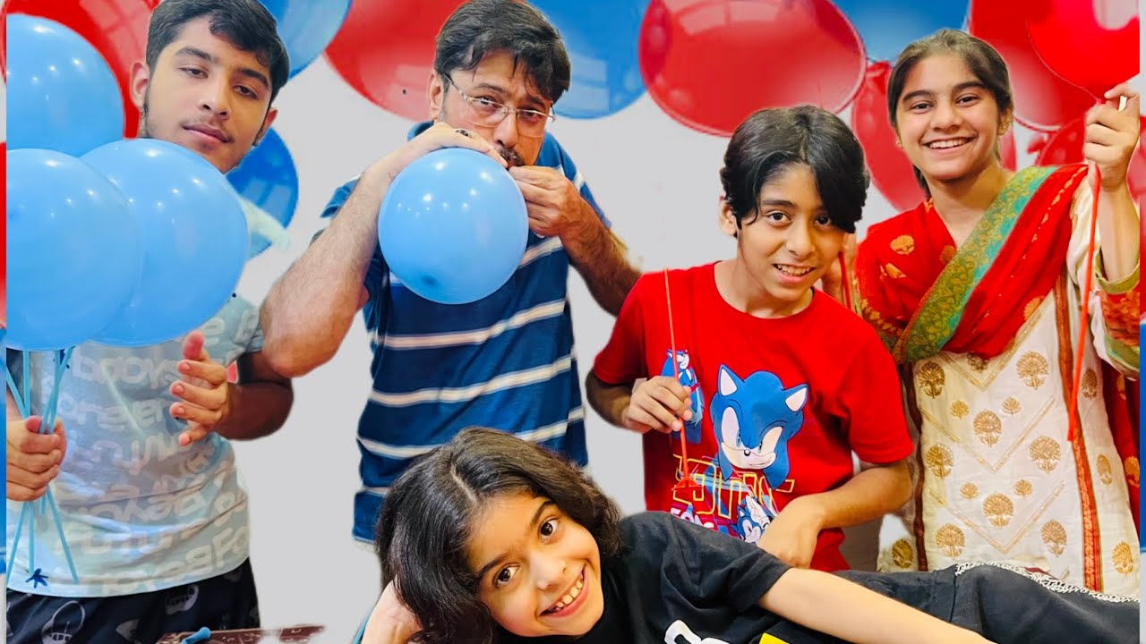 Red vs Blue Challenge 🫶|| Family Entertainment ||#subscribe @fizzahsfamily