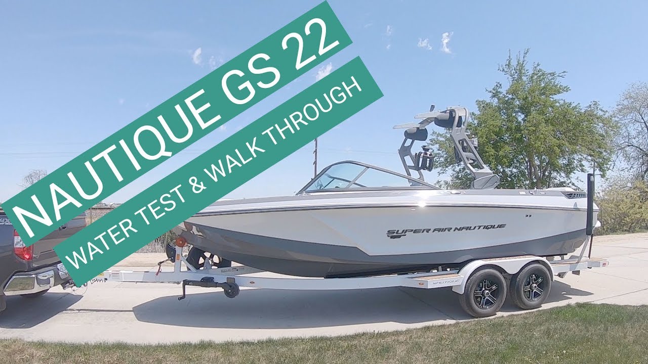 2019 Nautique GS22 Walk Through and Water Test