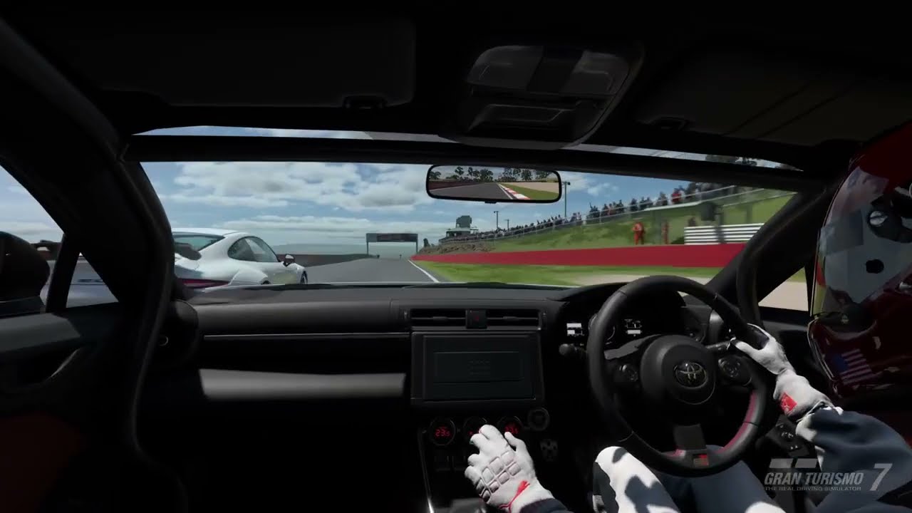 Gran Turismo 7 Inside View Of My 2021 Toyota GR86 RZ At Mount Panorama Circuit