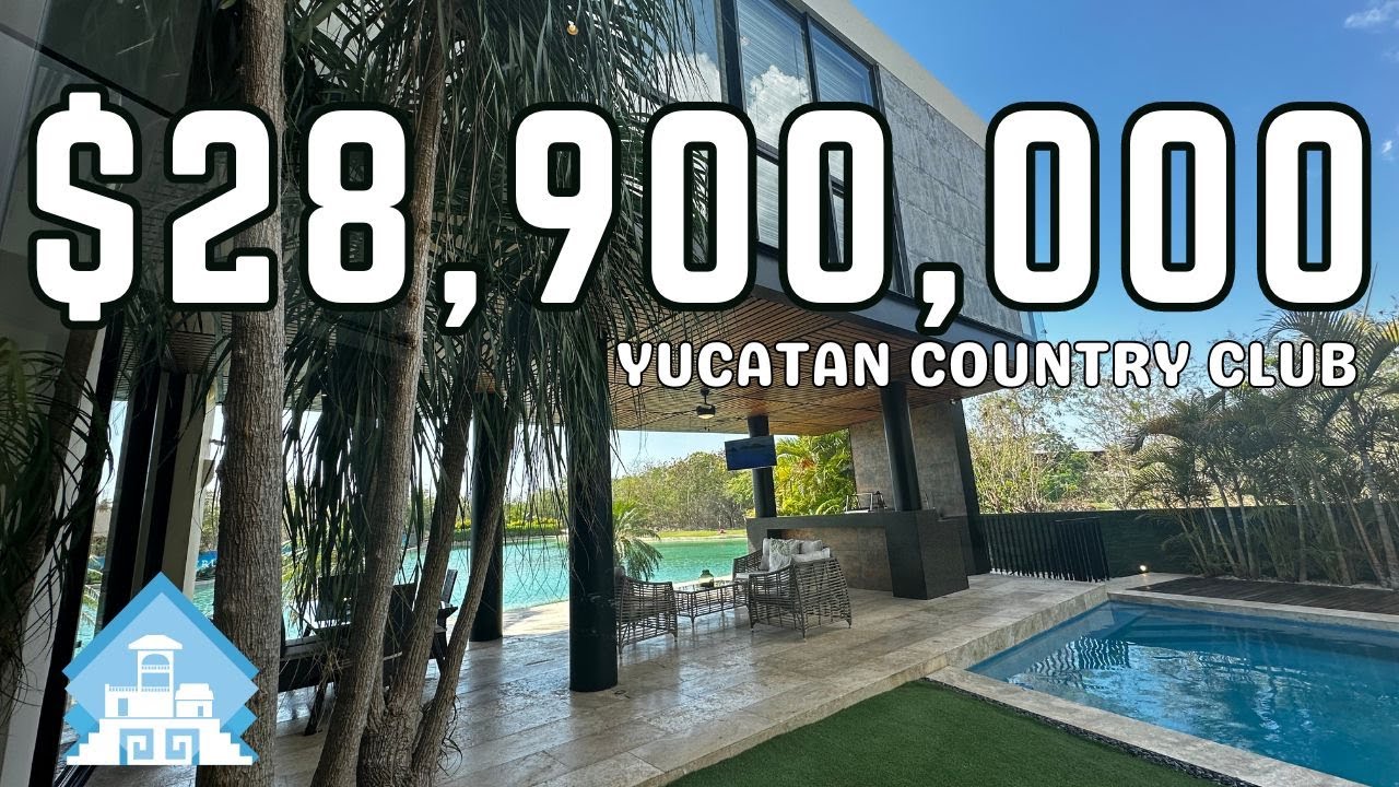 Casa con cine privado en una Isla ubicada en la privada Kanha del Yucatán Country Club.