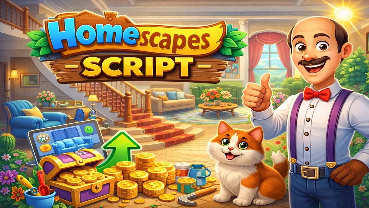 HOMESCAPES SCRIPT HACK