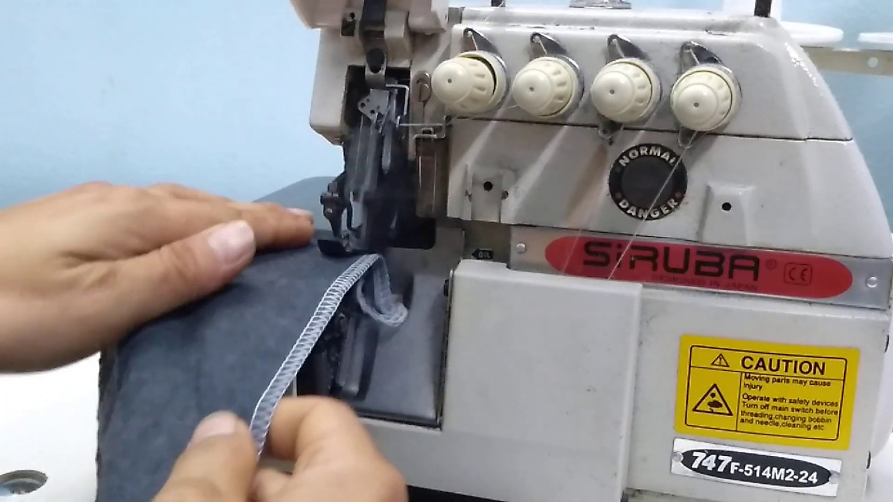 Chỉnh máy vắt sổ 4 chỉ chạy vải mỏng 1 lớp không co bờ