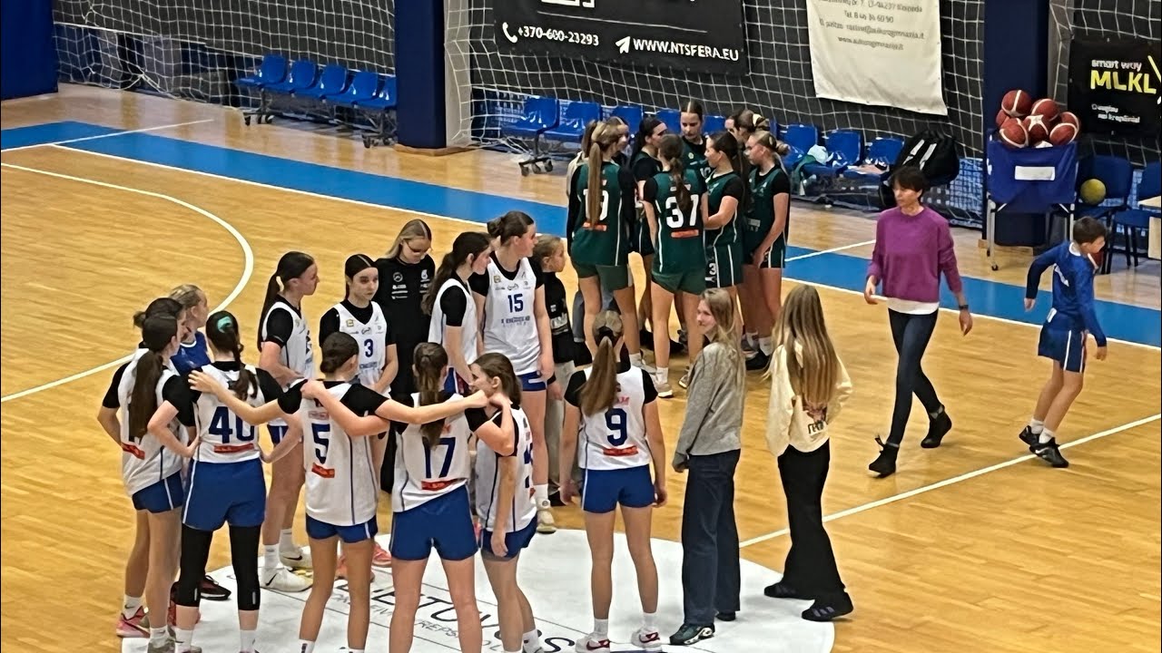 Merginos U16 V.Knašiaus KM vs Žalgiris KA 2025.12.06