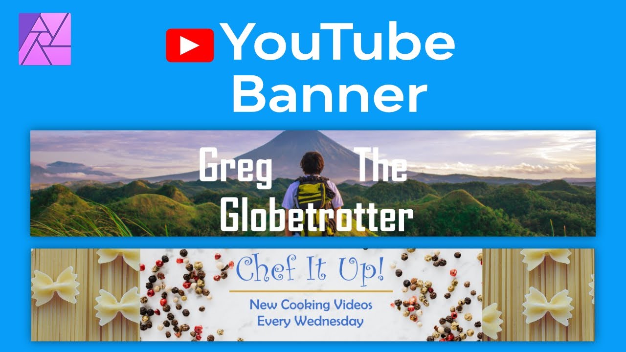 How to Create a YouTube Banner in Affinity Photo