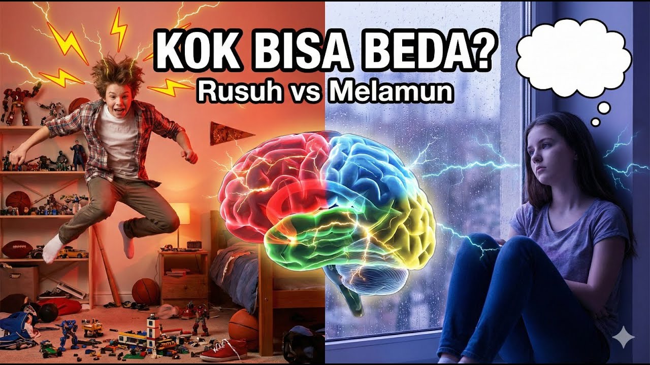 Misteri 4 Warna ADHD: Bukan Malas, Tapi Masalah Saraf! 🧠