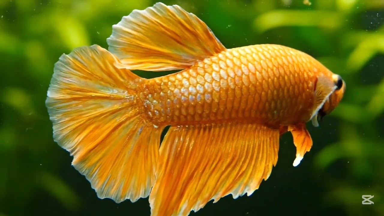 Betta Fish Swimming in Nature 🐠 Relaxing Aquarium & Underwater Scenery