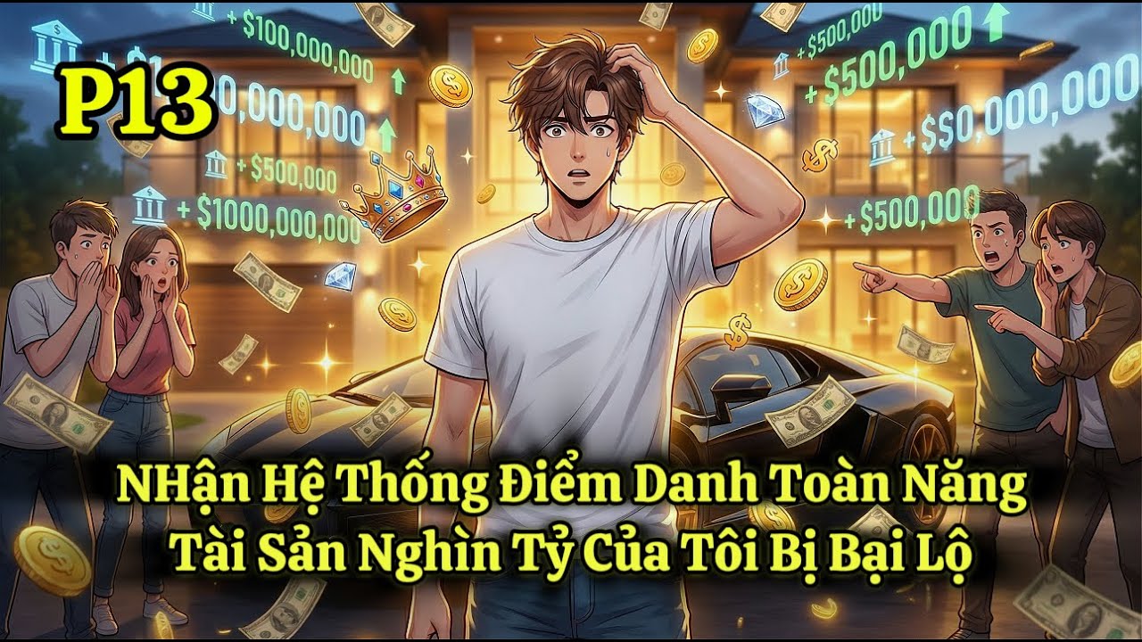 NHận Hệ Thống Điểm Danh Toàn Năng, Tài Sản Nghìn Tỷ Của Tôi Bị Bại Lộ P13