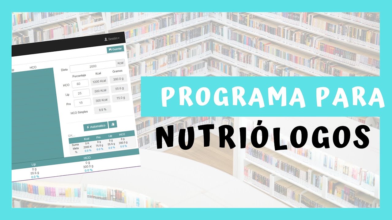 Programa GRATUITO para nutriólogos | Dieta para pacientes | SMAE renal