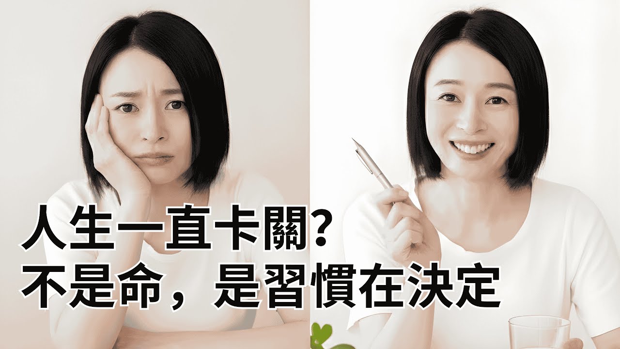 人生真的不是靠運氣，是靠習慣：你現在的生活，就是你每天重複的結果