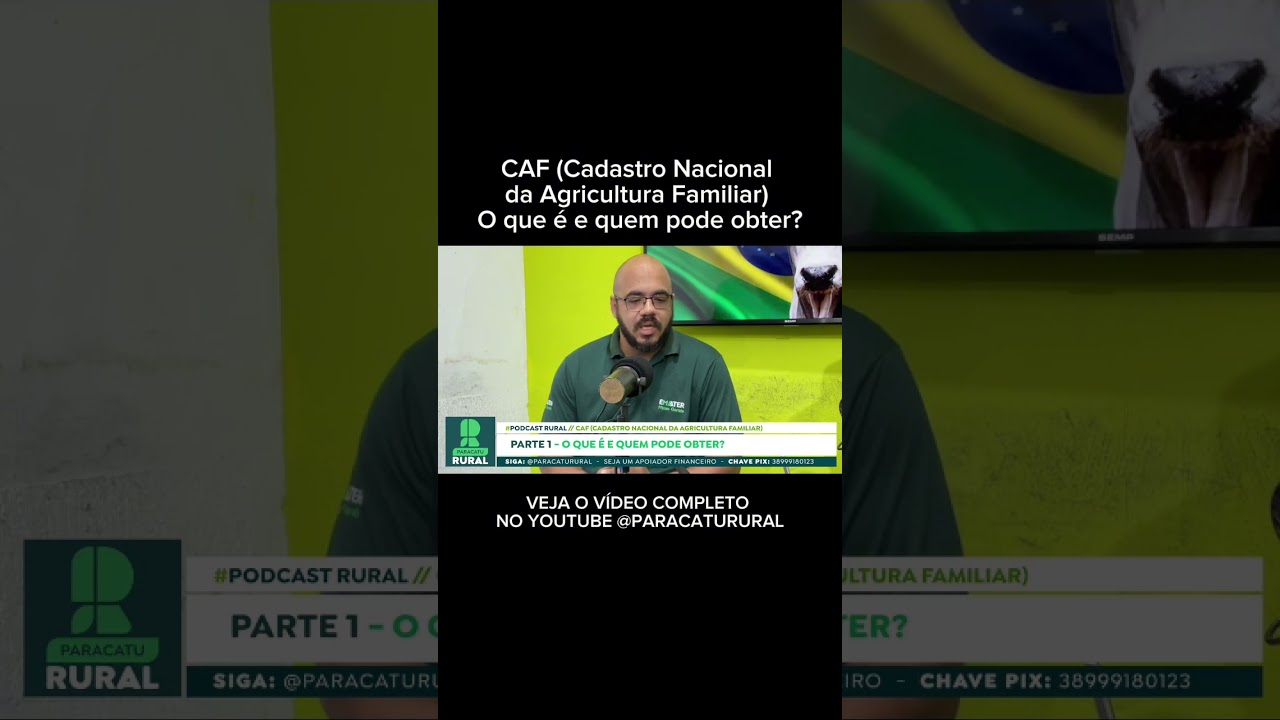 CAF (Cadastro Nacional da Agricultura Familiar) &ndash; O que &eacute; e quem pode obter?
