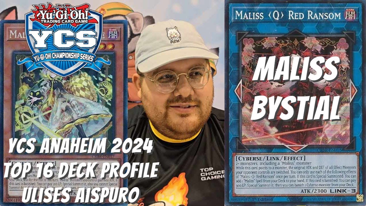Yugioh YCS Anaheim 2024 Top 16 Deck Profile - Maliss Bystial - Ulises Aispuro