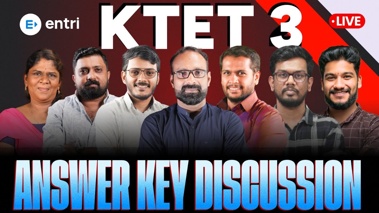 KTET 3 Answer Key Analysis | Psychology , Malayalam , English | Entri