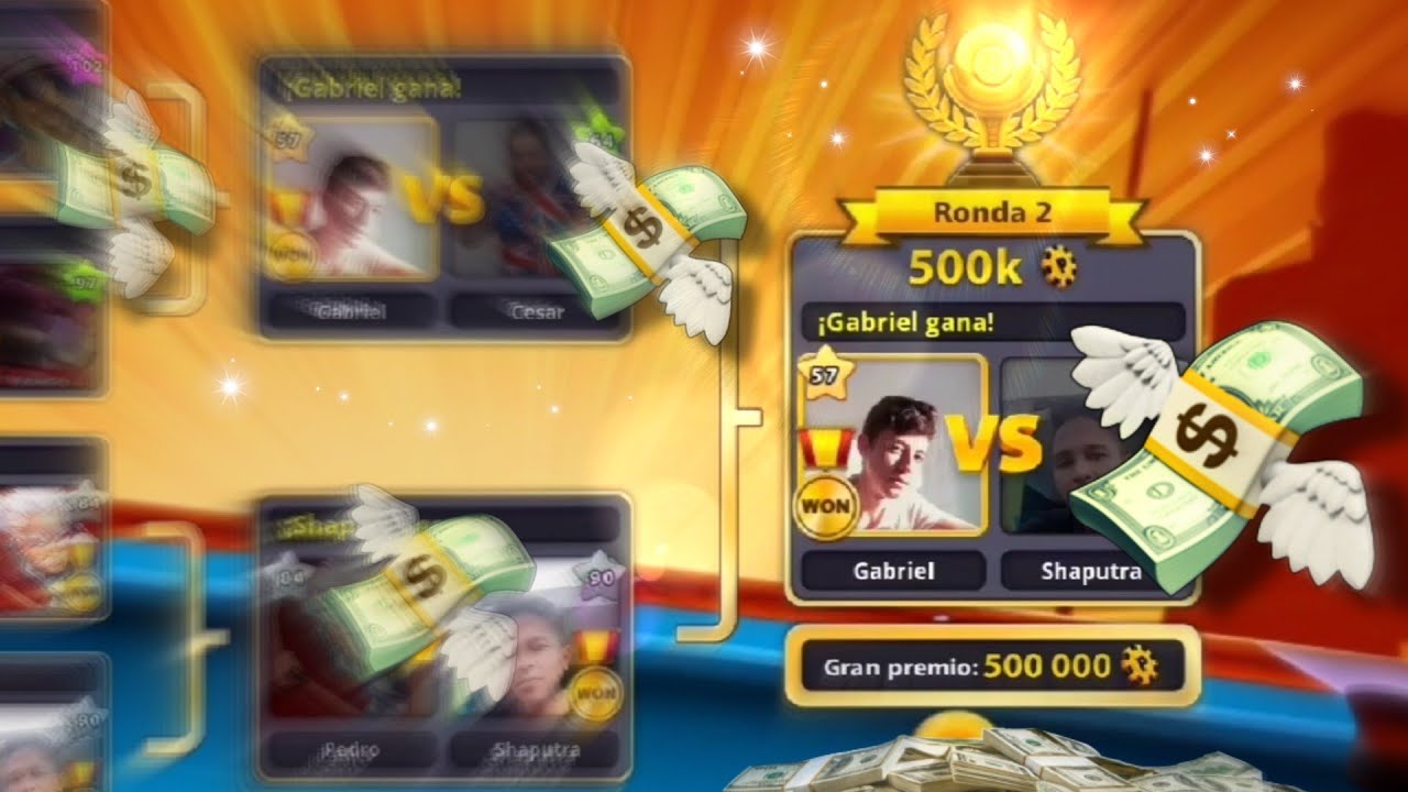500k monedas en 8 ball pool