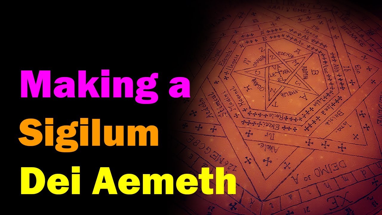 Making a Sigilum Dei Aemeth out of Wax [Esoteric Saturdays]