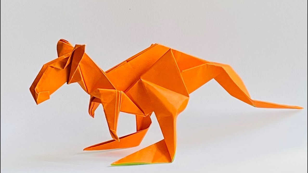 How to make an awesome origami kangaroo, revised tutorial