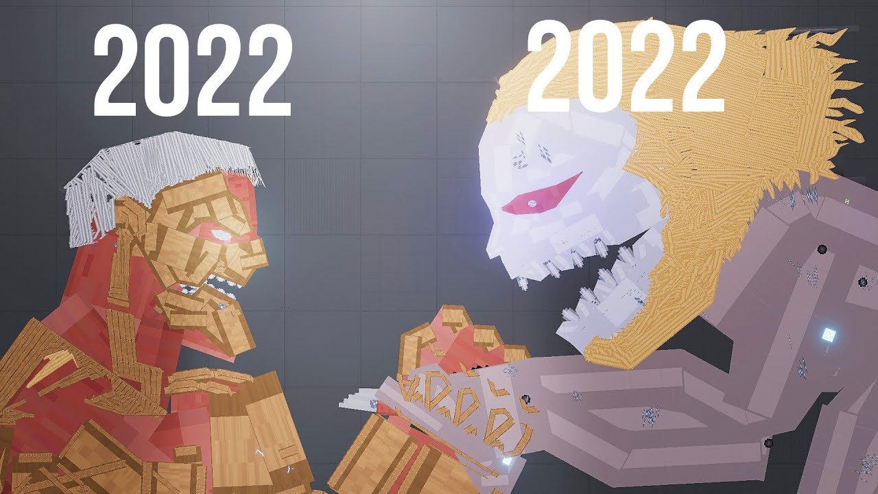 Armored Titan 2022 vs Jaw Titan 2022 - People Playground 1.22.3