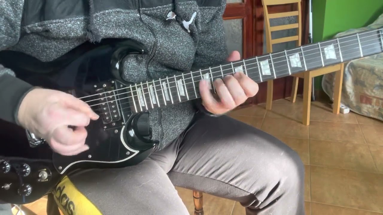 Szekvencia gyakorlat git&aacute;ron A moll