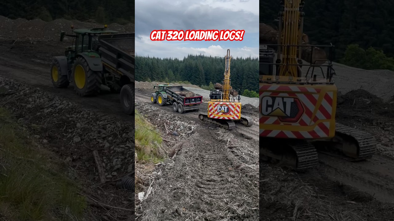 Cat 320 2023 #tractor  #agriculture  #farming #farm  #johndeere #caterpillar #civil #forestry
