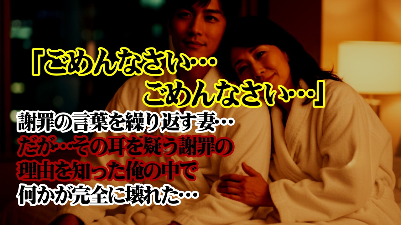 【離婚】「ごめんなさい…ごめんなさい…」と謝罪の言葉を繰り返す妻…だがその耳を疑う謝罪の理由を知った俺の中で、何かが完全に壊れた…【シタ妻】