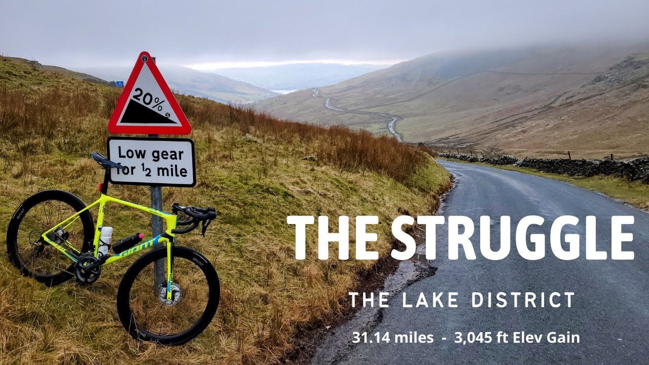 THE STRUGGLE HILL CLIMB - THE LAKE DISTRICT - BRUTAL - HUNT WHEELS